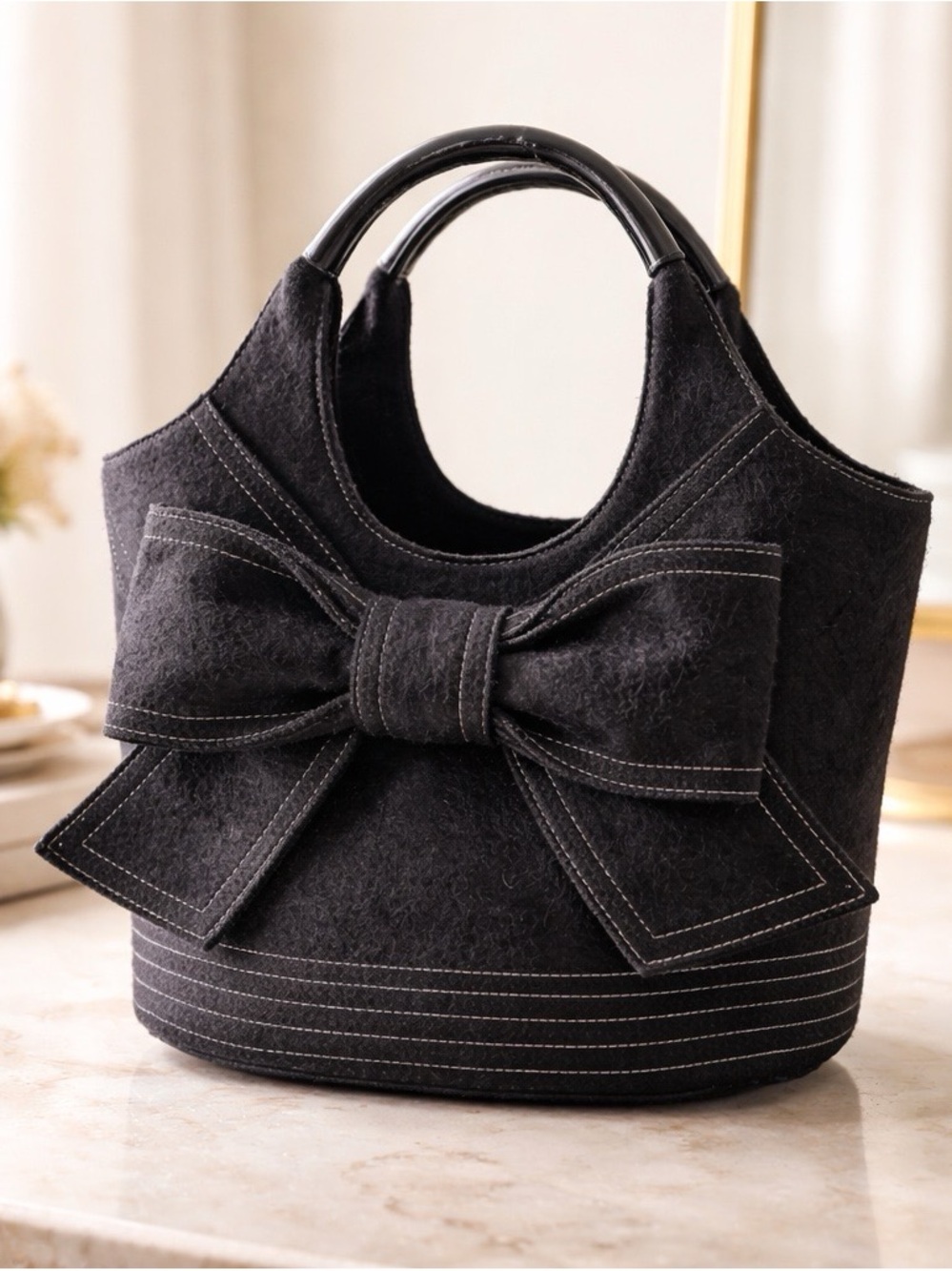 Kate Spade Walker Park Tate handbag with Statement Bow